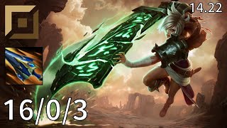 Riven Top vs Gragas  EUW diamond  Patch 1422 [upl. by Ihskaneem]