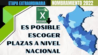 📗✅PODRÁS ESCOGER PLAZAS EN OTRA REGIÓN PARA ETAPA EXTRAORDINARIA NOMBRAMIENTO DOCENTE 2022 [upl. by Gaudet578]