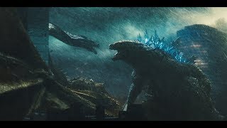 Godzilla Vs King Ghidorah ゴジラvsキングギドラ Battle Theme Fanmade [upl. by Enylcaj327]