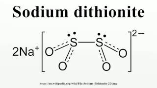 Sodium dithionite [upl. by Esydnac]