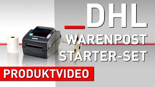 VersandStarterSet für den DHLWarenpostService  Versandlabel drucken  Mediaform Produktvideo [upl. by Zaid178]