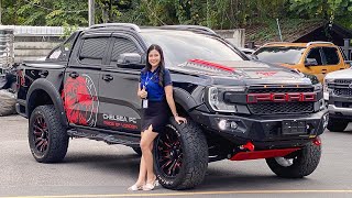 Take a Look at The Handsome Black and Red Ford Ranger Wildtrak 4x4 Hamer Off Road Thailand Review [upl. by Lenwood]