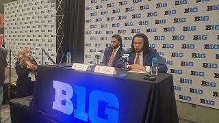 Ty Rodgers and Kylan Boswell at Big Ten Media Day [upl. by Assyral530]