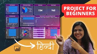 Power Bi projects for Beginners in hindi  Power BI Dashboard Project Bi Course 2024 Aditi Analyzes [upl. by Guise688]