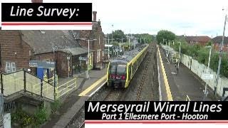 Merseyrail Wirral Lines Part 1 Ellesmere Port Hooton [upl. by Inaoj]