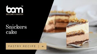 SLAŠČIČARSKI RECEPT Snickers torta [upl. by Aivatnuahs]