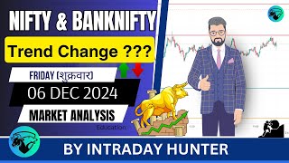 Nifty amp Banknifty  SENSEX Analysis  Prediction For 06 DEC 2024 [upl. by Alam]