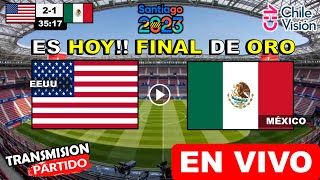 Estados Unidos vs Mexico EN VIVO donde ver y a que hora juega EEUU vs México Juegos Panamericanos [upl. by Rillings]