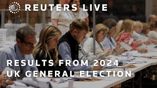 LIVE Results from 2024 UK general election  REUTERS [upl. by Oibesue906]