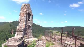 Erlebnis und Rätselburg Fleckenstein Elsass Frankreich 62016 [upl. by Oribella159]