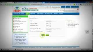 How to Upload the Return to Income Tax Filing Site [upl. by Rebm]