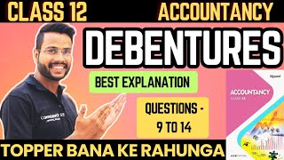 Issue of debentures class 12  shivlal book solutions 910111213 amp14  Accounting for debentures [upl. by Azilem459]