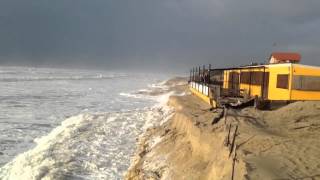 Tempête Biscarrosse 3 mars 2014 [upl. by Casper]