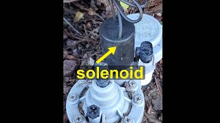 Replacing sprinkler valve solenoids for Irritrol Richdel Lawn Genie Shorts [upl. by Kcirdot494]