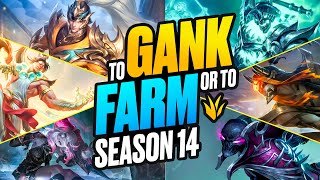 How To Jungle In Season 14 To GANK Or To FARM [upl. by Alister987]