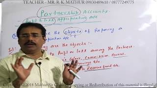 Partnership Profit and Loss Appropriation Theory and format  Partnership Accounting  Mathur Sir [upl. by Meagher]