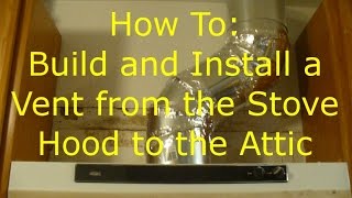 Part 7 Install a Stove Vent into the Attic Make the Grill [upl. by Dona271]