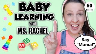 Baby Learning With Ms Rachel  First Words Songs and Nursery Rhymes for Babies  Toddler Videos [upl. by Ahsiuqel]