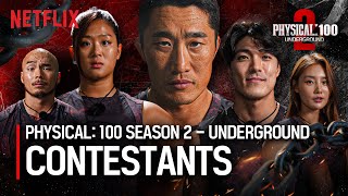 Meet the 100 Contestants of Physical 100 Season 2  Underground  Netflix [upl. by Korenblat]