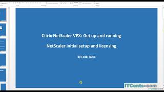 6Citrix NetScaler VPX Series Initial Configuration and licensing [upl. by Yun]