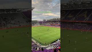 First Time Soccer Game Orlando City vs New England sports [upl. by Ahsart42]