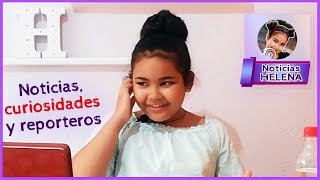 NOTICIAS 😁 DIVERTIDAS para NIÑOS con Helena 📺 curiosidades y reporteros en el canal VERANO 2020 [upl. by Gabor]