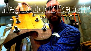 Six String Bass Headstock Repair [upl. by Abana282]