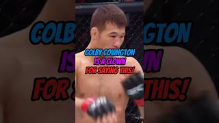 COLBY COVINGTON WANTS TO FIGHT SHAVKAT RAKHMONOV AT UFC 310trending youtubeshorts viralvideo [upl. by Ewald593]