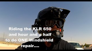 KLR 650 ride to do a job [upl. by Coryden184]