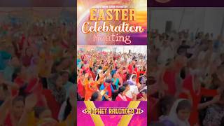 ✨Beautifull view of Ravinder Singh Ministrys Easter Sunday Celebration 🎉🎊😄shorts eastersunday [upl. by Anabella]