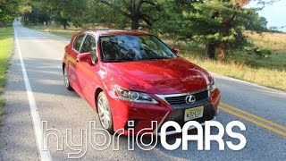 2015 Lexus CT200h Review – HybridCarscom Review [upl. by Luigi978]