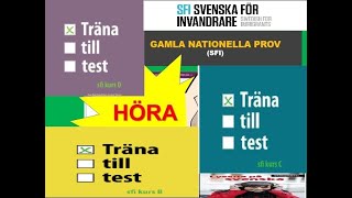 Nationellt sfi prov 2024 kurs D del A  45 minuter gamlanationellaprovfrånskolverketlärförståelsr [upl. by Kostman]