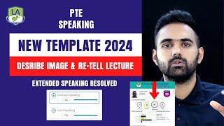 PTE Speaking New Template for Describe Image amp Retell Lecture  Extended Speaking Resolved [upl. by Hindorff]