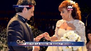 Revisa todo el glamour de la boda de Magaly Medina [upl. by Sosthenna833]