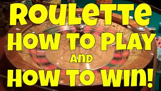 Roulette  How to Play and How to Win • The Jackpot Gents [upl. by Grete]