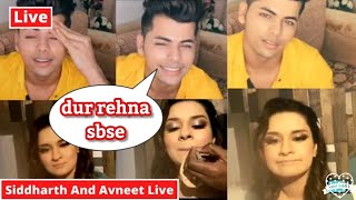 Sidneet cute live yesterday  sbse dur rhna  Avneet Kaur  Siddharth nigam [upl. by Sirret]