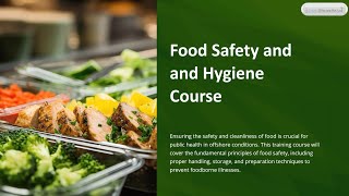 Food Safety and Hygiene course Elite Offshore [upl. by Anidal126]