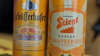 Grapefruit Radler Taste Off  Schofferhofer v Stiegl [upl. by Ayita]