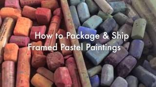 How to Package and Ship Part Two  Framed Paintings Behind Glass [upl. by Aliled]