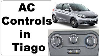 How to control AC in Tata Tiago [upl. by Denise]