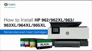 How to Install HP 962 962XL 963 963XL 964XL 965XL [upl. by Deroo]