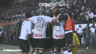 Corinthians 1 x 0 Vasco  Gol de Paulinho  Narração Nilson César  Libertadores [upl. by Wenda]