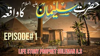 Hazrat Suleman AS Ka Waqia In Urdu Episode 1 Life Of Prophet Suleman AS  MS stories [upl. by Ulrick]