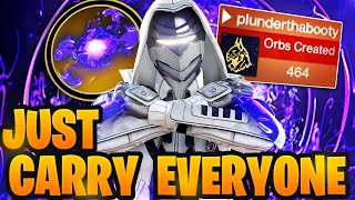 This Hunter Build Can Carry ANYONE 464 Orbs Created Destiny 2 Void Hunter Build Onslaught [upl. by Dnomra]