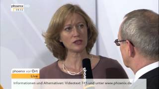 Bundestag Interview mit Kerstin Andreae und Michael Fuchs am 26112015 [upl. by Stier]