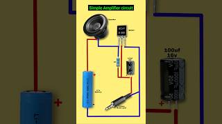 Simple amplifier circuit diagram  BC 547 transistor amplifier [upl. by Robena]