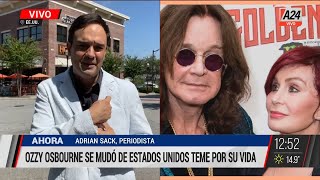 EEUU Ozzy Osbourne se mudó de Estados Unidos porque teme por su vida I A24 [upl. by Caritta]