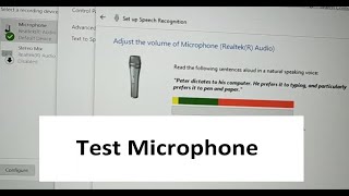 how to test a microphone working or not sound recording or not [upl. by Notlehs]