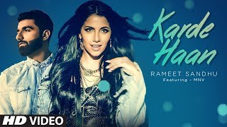 KARDE HAAN Video Song  Rameet Sandhu  MNV  New Song 2019 [upl. by Nomis629]