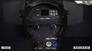 MXPRO FRS200 200w Professional Fresnel Light 3200K  5600K Fresnel Lighting Zoom [upl. by Eatnwahs]